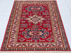 Kazak Red Hand Knotted 34 X 50 Area Rug 700-148326 Thumb 1