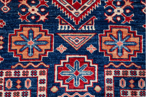 Kazak Blue Hand Knotted 33 X 52 Area Rug 700-148328 Image 5