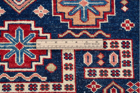 Kazak Blue Hand Knotted 33 X 52 Area Rug 700-148328 Image 7
