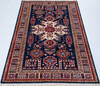 Kazak Blue Hand Knotted 33 X 52  Area Rug 700-148328 Thumb 1