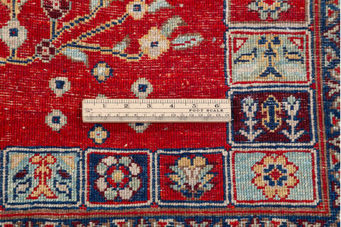 Kazak Red Hand Knotted 311 X 31 Area Rug 700-148331 Image 7