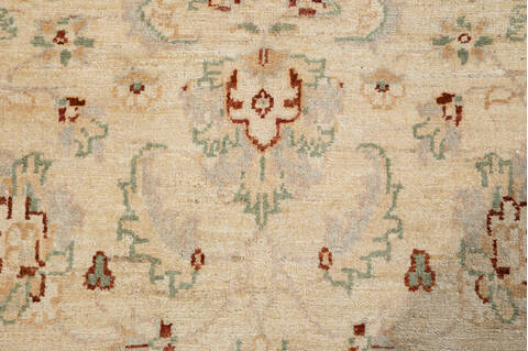 Chobi Beige Hand Knotted 33 X 411 Area Rug 700-148332 Image 5