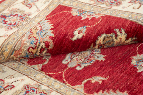 Chobi Red Hand Knotted 36 X 49 Area Rug 700-148334 Image 6
