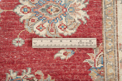 Chobi Red Hand Knotted 36 X 49  Area Rug 700-148334 Image 8