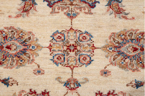 Chobi Beige Hand Knotted 31 X 44 Area Rug 700-148335 Image 5