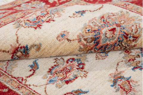 Chobi Beige Hand Knotted 31 X 44 Area Rug 700-148335 Image 6