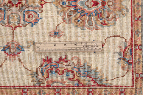 Chobi Beige Hand Knotted 31 X 44 Area Rug 700-148335 Image 7