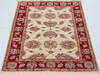Chobi Beige Hand Knotted 31 X 44 Area Rug 700-148335 Thumb 1