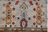 Chobi Grey Hand Knotted 37 X 53 Area Rug 700-148337 Thumb 5