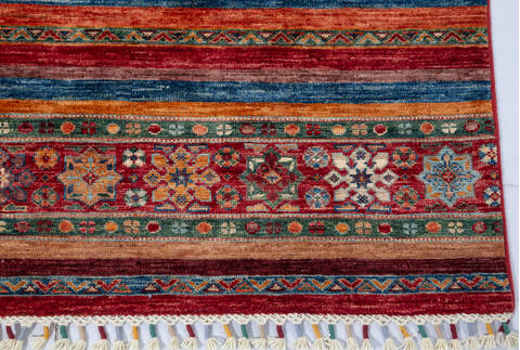 Chobi Red Hand Knotted 36 X 52 Area Rug 700-148338 Image 3