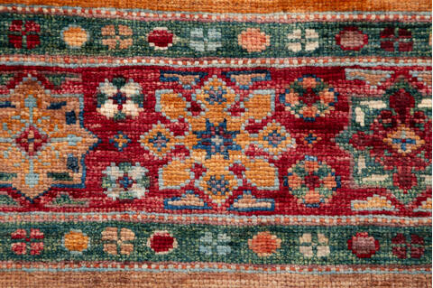 Chobi Red Hand Knotted 36 X 52 Area Rug 700-148338 Image 4