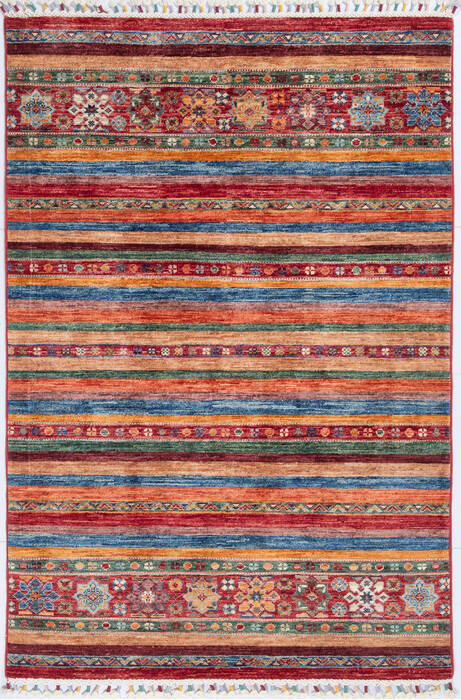 Chobi Red Hand Knotted 36 X 52 Area Rug 700-148338 Image 0