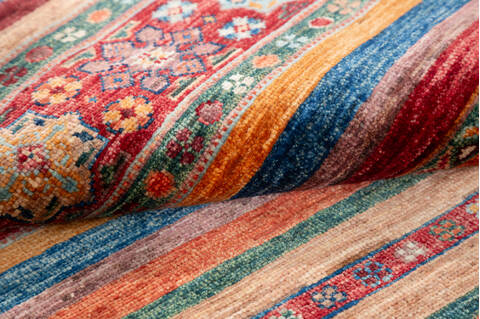 Chobi Red Hand Knotted 34 X 53  Area Rug 700-148339 Image 5