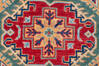 Kazak Green Hand Knotted 33 X 410 Area Rug 700-148341 Thumb 5