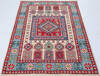 Kazak Beige Hand Knotted 35 X 410 Area Rug 700-148342 Thumb 1