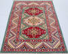 Kazak Green Hand Knotted 34 X 410 Area Rug 700-148343 Thumb 1