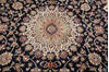 Pak-Persian Black Hand Knotted 82 X 105 Area Rug 700-148346 Thumb 5
