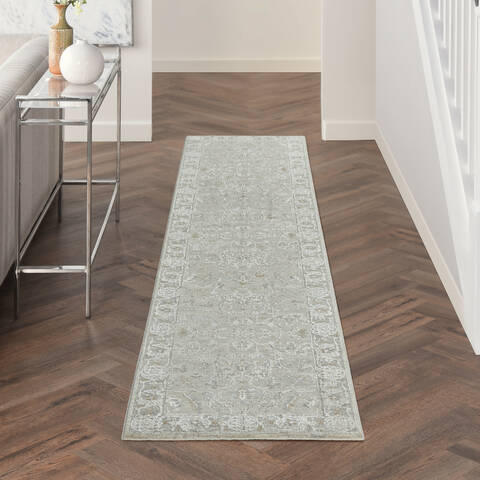 Nourison Asher Grey Runner 23 X 102 Area Rug 805-149253 Image 1