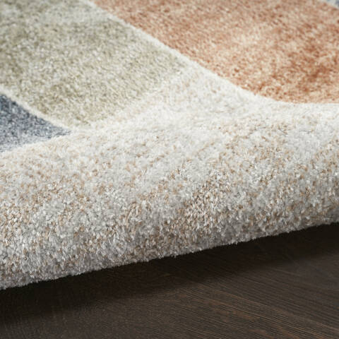 Nourison Astra Machine Washable Multicolor Round 80 X 80 Area Rug 805-149399 Image 6