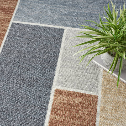 Nourison Astra Machine Washable Multicolor Round 80 X 80 Area Rug 805-149399 Image 7