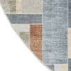 Nourison Astra Machine Washable Multicolor Round 80 X 80 Area Rug 805-149399 Thumb 4