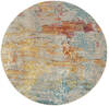 Nourison Celestial Multicolor Round 80 X 80 Area Rug 805-149843 Thumb 0