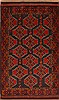 Baluch Black Hand Knotted 35 X 58  Area Rug 100-15119 Thumb 0