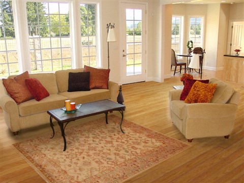 Chobi Beige Hand Knotted 40 X 59 Area Rug 100-15198 Image 5