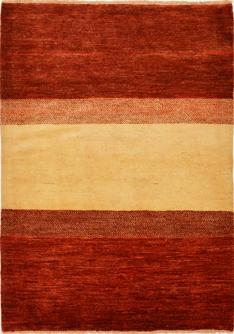 Gabbeh Red Hand Knotted 40 X 510 Area Rug 100-15204 Image 0