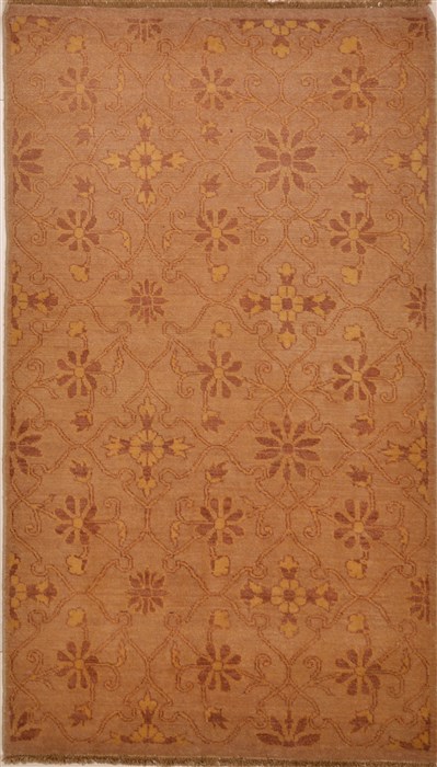 Chobi Beige Hand Knotted 31 X 54 Area Rug 100-15217 Image 0