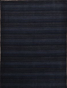 Indian Indo-Nepal Blue Rectangle 4x6 ft Wool Carpet 15244