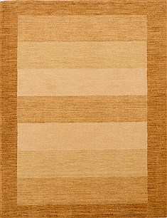 Indo-Nepal Beige Hand Loomed 4'1" X 6'1"  Area Rug 100-15251