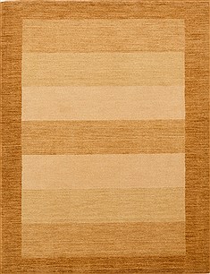 Indo-Nepal Beige Hand Loomed 4'1" X 6'1"  Area Rug 100-15251