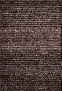 Indian Indo-Nepal Blue Rectangle 4x6 ft Wool Carpet 15256