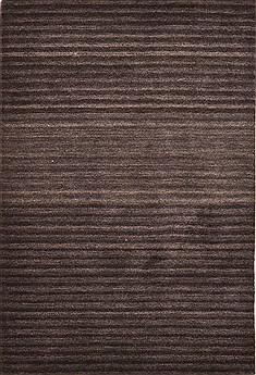 Indo-Nepal Blue Hand Loomed 4'0" X 6'0"  Area Rug 100-15256