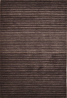 Indo-Nepal Blue Hand Loomed 4'0" X 6'0"  Area Rug 100-15256