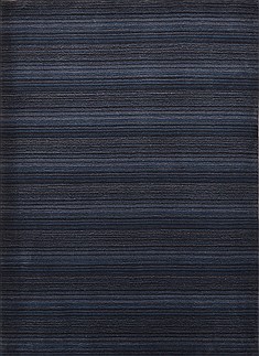 Indo-Nepal Blue Hand Loomed 4'3" X 5'10"  Area Rug 100-15260