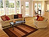 Indo-Nepal Brown Hand Loomed 41 X 60 Area Rug 100-15262 Thumb 5