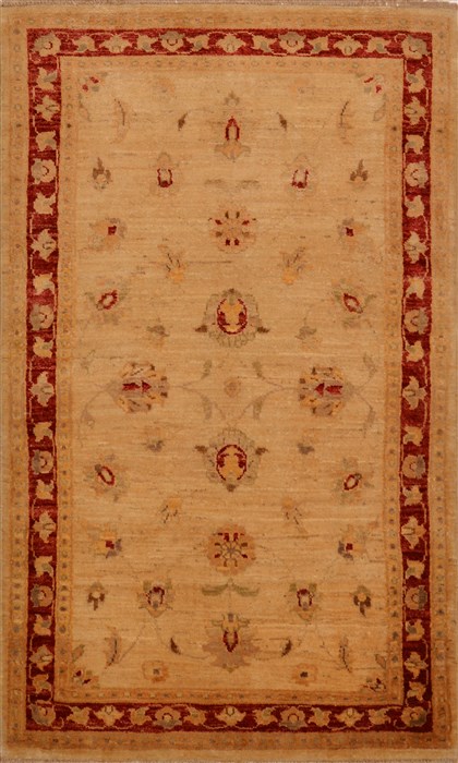 Chobi Beige Hand Knotted 31 X 51 Area Rug 100-15280 Image 0