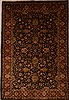 Jaipur Black Hand Knotted 60 X 90  Area Rug 100-15442 Thumb 0