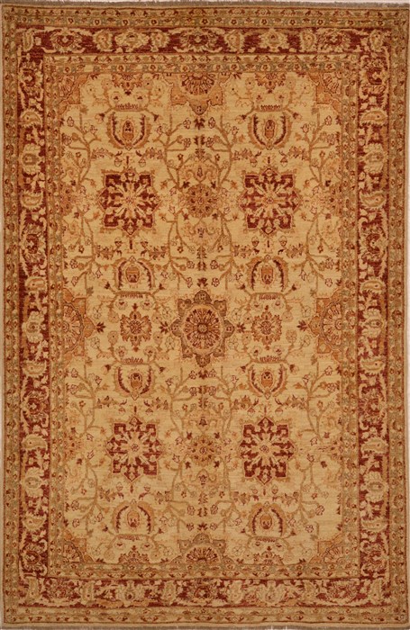 Chobi Brown Hand Knotted 53 X 83 Area Rug 100-15446 Image 0