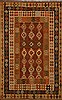 Kilim Beige Flat Woven 52 X 82 Area Rug 100-15462 Thumb 0