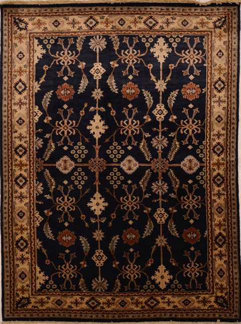 Chobi Blue Hand Knotted 57 X 710  Area Rug 100-15470 Image 0