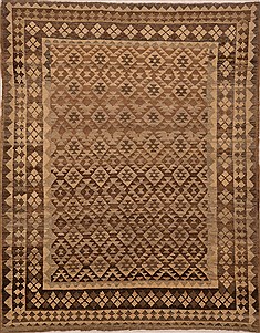 Gabbeh Blue Hand Knotted 5'3" X 6'5"  Area Rug 100-15473