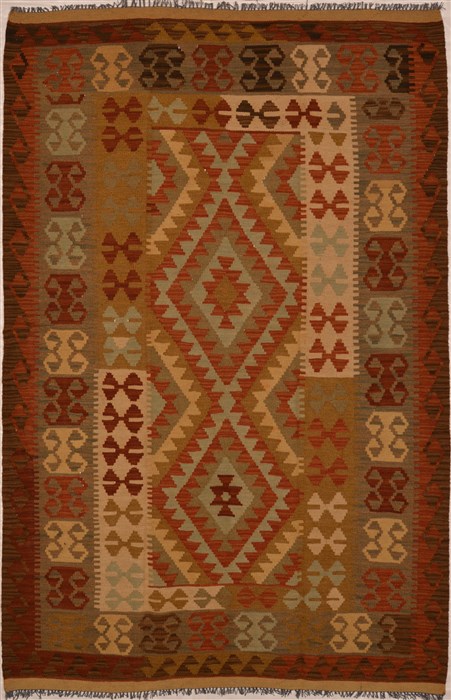 Kilim Red Flat Woven 48 X 71 Area Rug 100-15485 Image 0