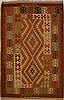 Kilim Red Flat Woven 48 X 71  Area Rug 100-15485 Thumb 0