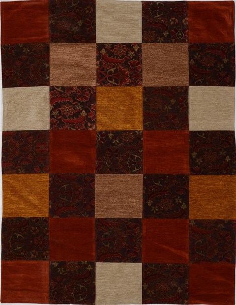 Patchwork Multicolor Flat Woven 50 X 69 Area Rug 100-15519 Image 0