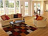 Patchwork Multicolor Flat Woven 50 X 69  Area Rug 100-15519 Thumb 5