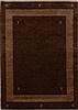 Gabbeh Brown Hand Knotted 47 X 65  Area Rug 100-15538 Thumb 0