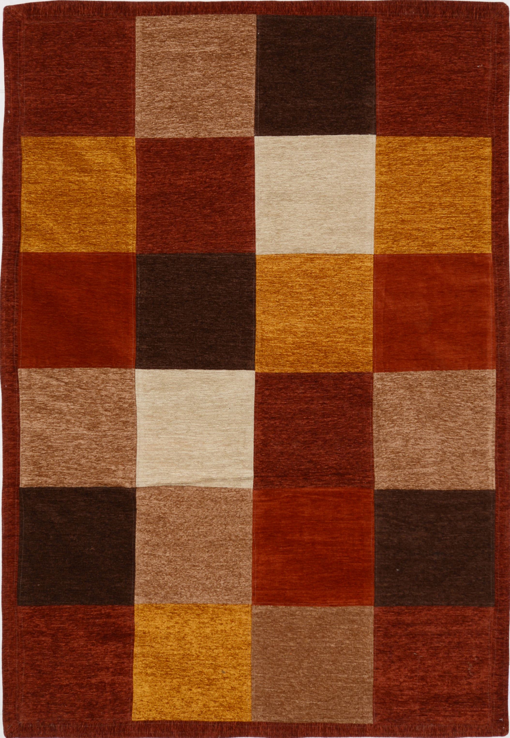 Indian Patchwork Multicolor Rectangle 4x6 Ft Wool Carpet 15540 Multicolor Rectangle 4x6 Ft Wool Carpet